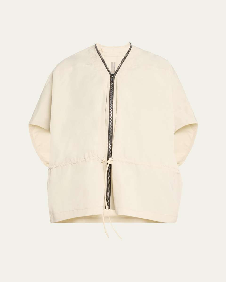 Drawstring Waist Sail Jacket